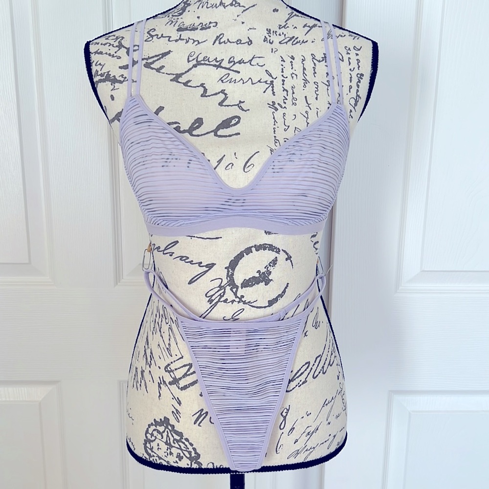 Vintage Victoria’s Secret Sheer Bra Set